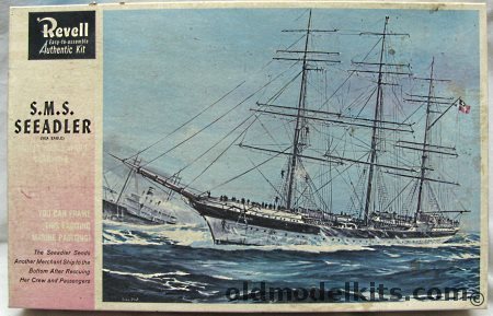 Revell 1/232 SMS Seeadler (Sea Eagle) German WWI Commerce Raider, H382-298 plastic model kit